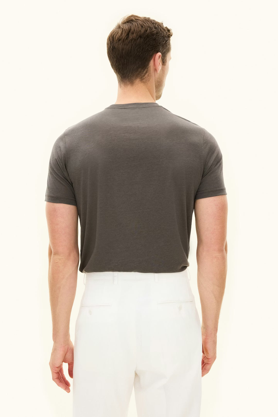Kim Tencel/Cotton Regular Fit T-shirt Nettle Green