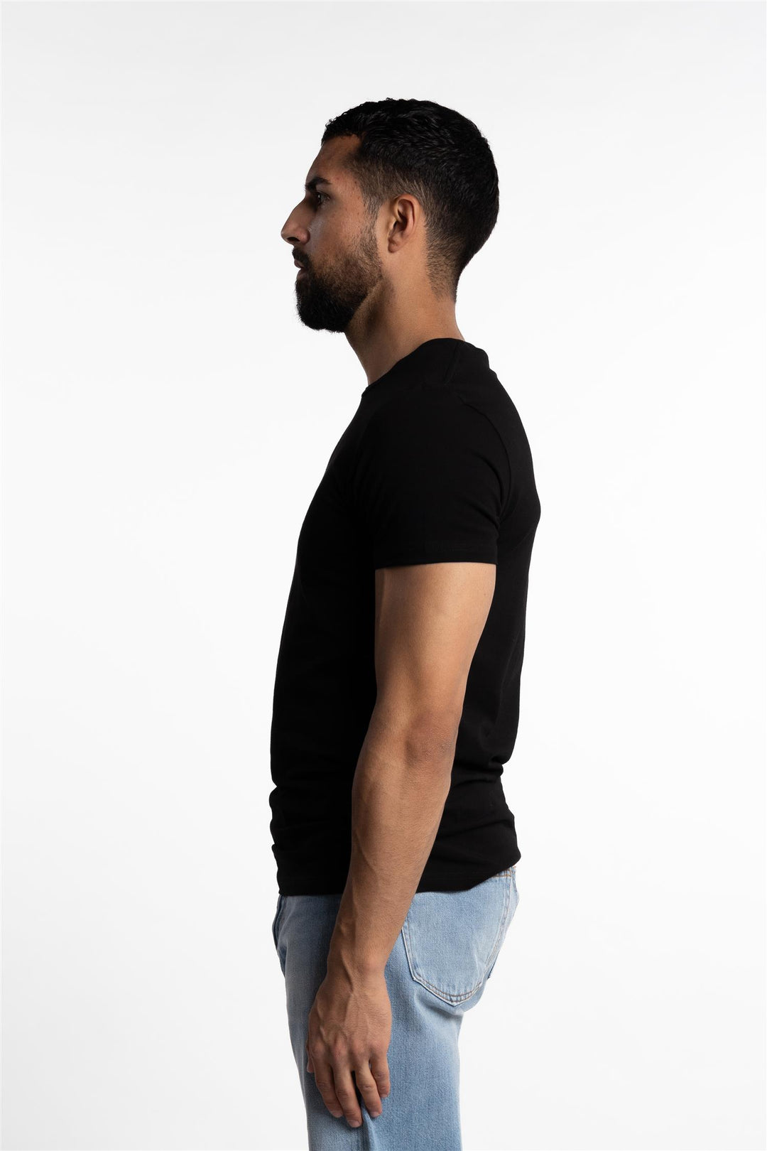 Crew Neck 2-Pack Black