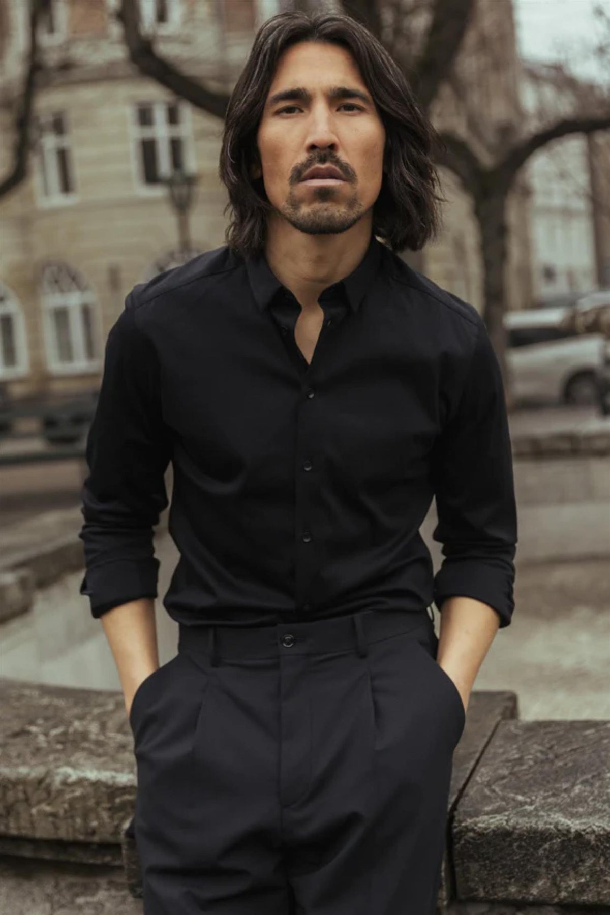 Marco Jersey Shirt Black