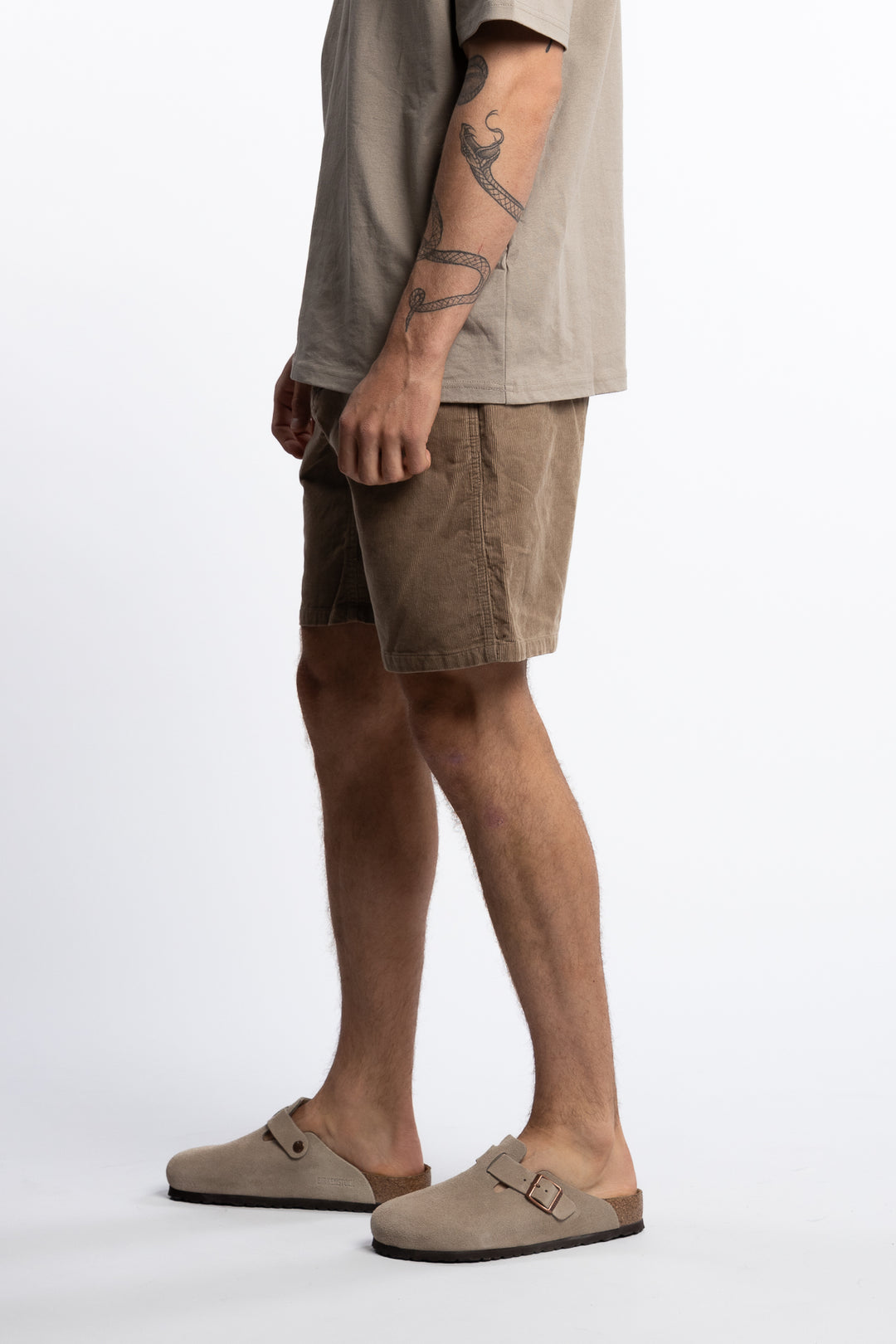 Corduroy G-Short Beige