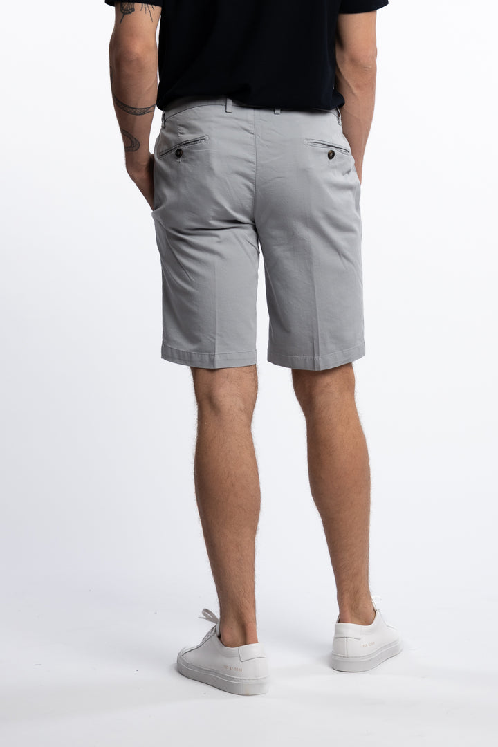 Cotton/Elastan Shorts Light Grey