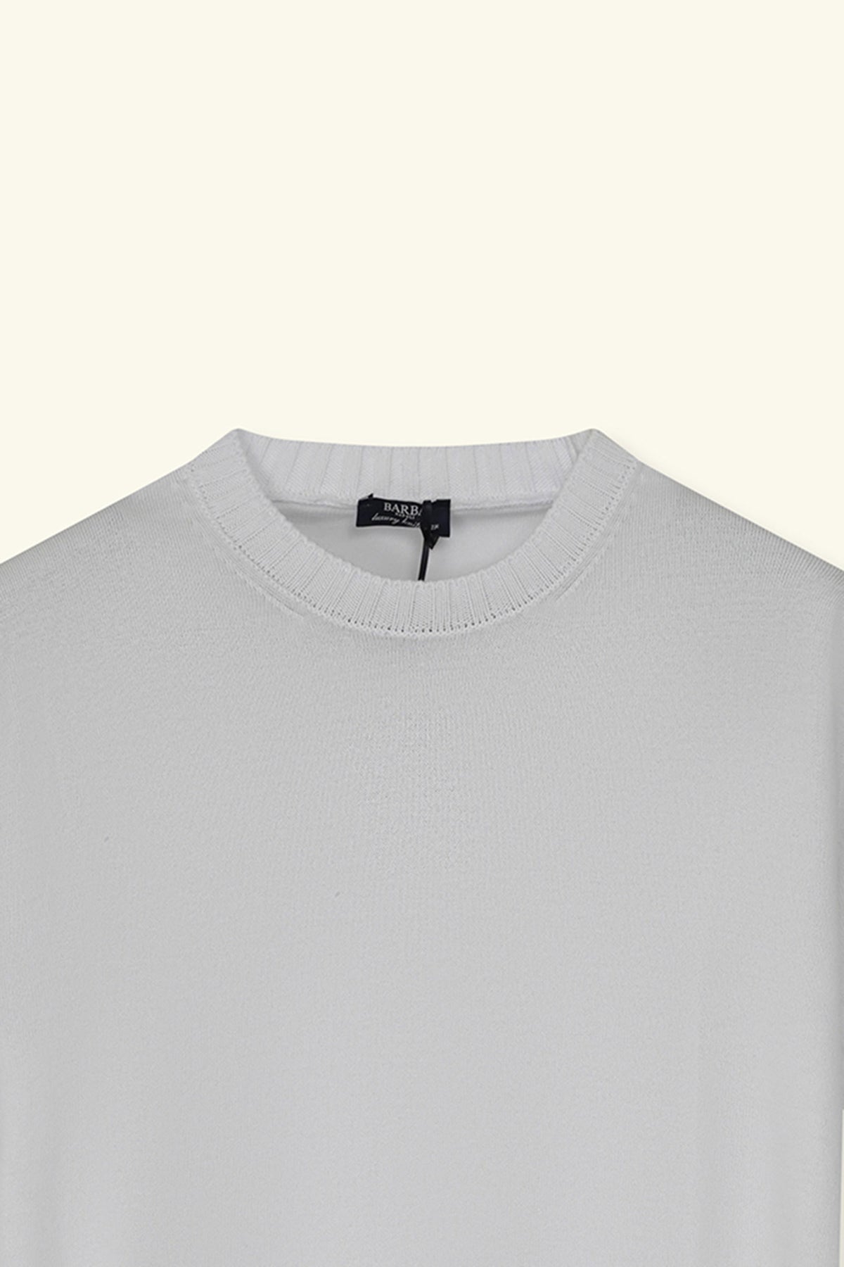 Girocollo Rasato Bianco