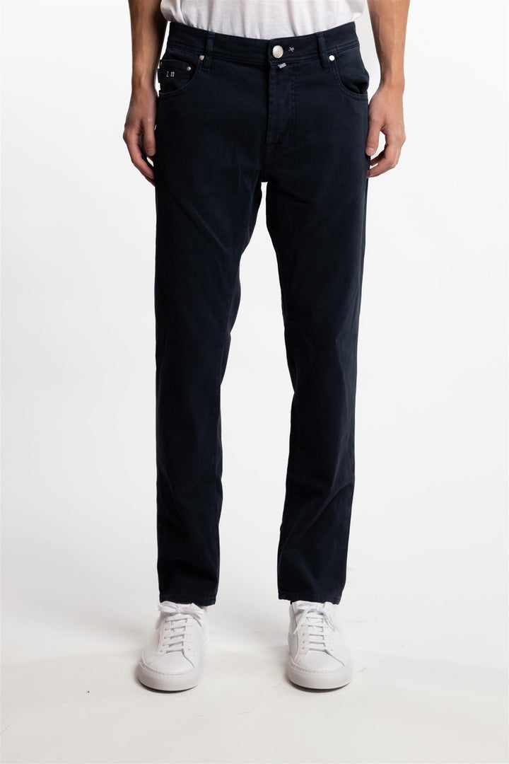 Brando Cotton/Stretch Trouser Dark Blue