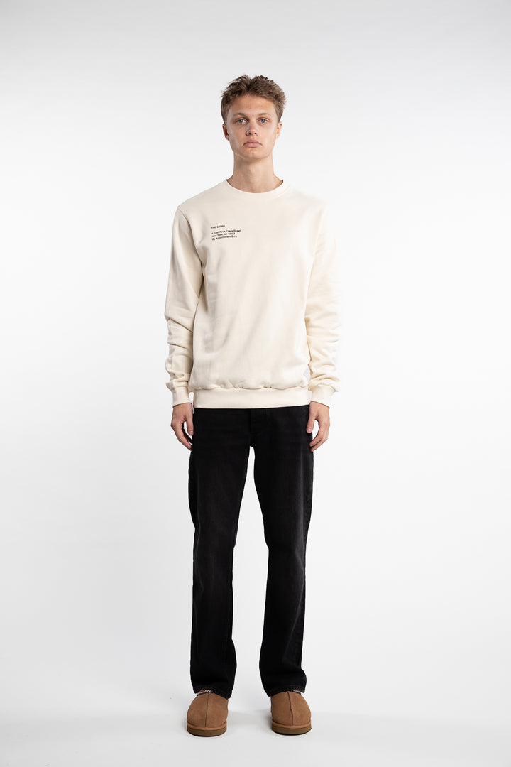 Neighborhood Sweatshirt Ivory/Black