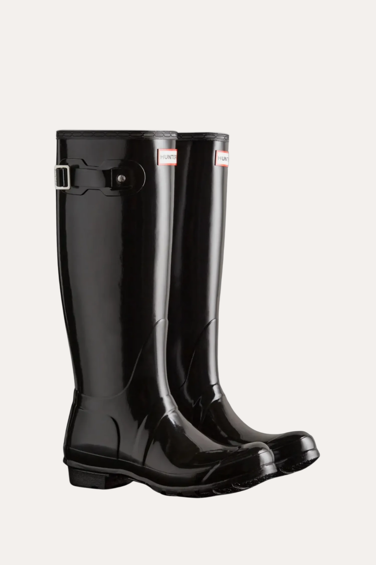 Women's Original Tall Gloss Boots- Black