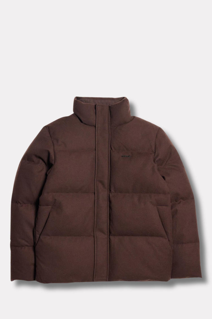 M Tech Wool Down Jacket Dk. Brown