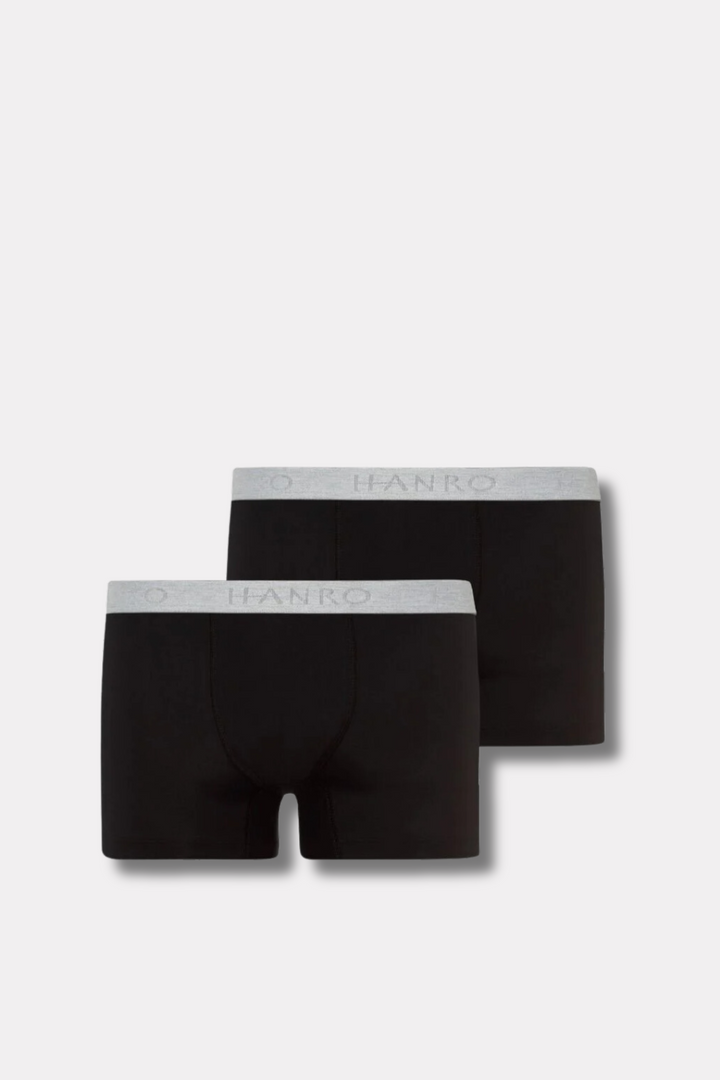 2-Pack Boxer Briefs Cotton Essentials Black