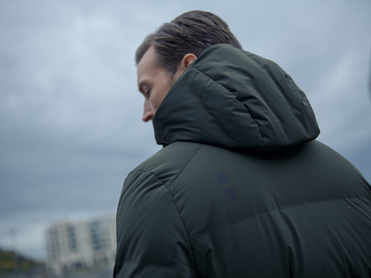 Bolt Jacket Night Olive - modellbilde