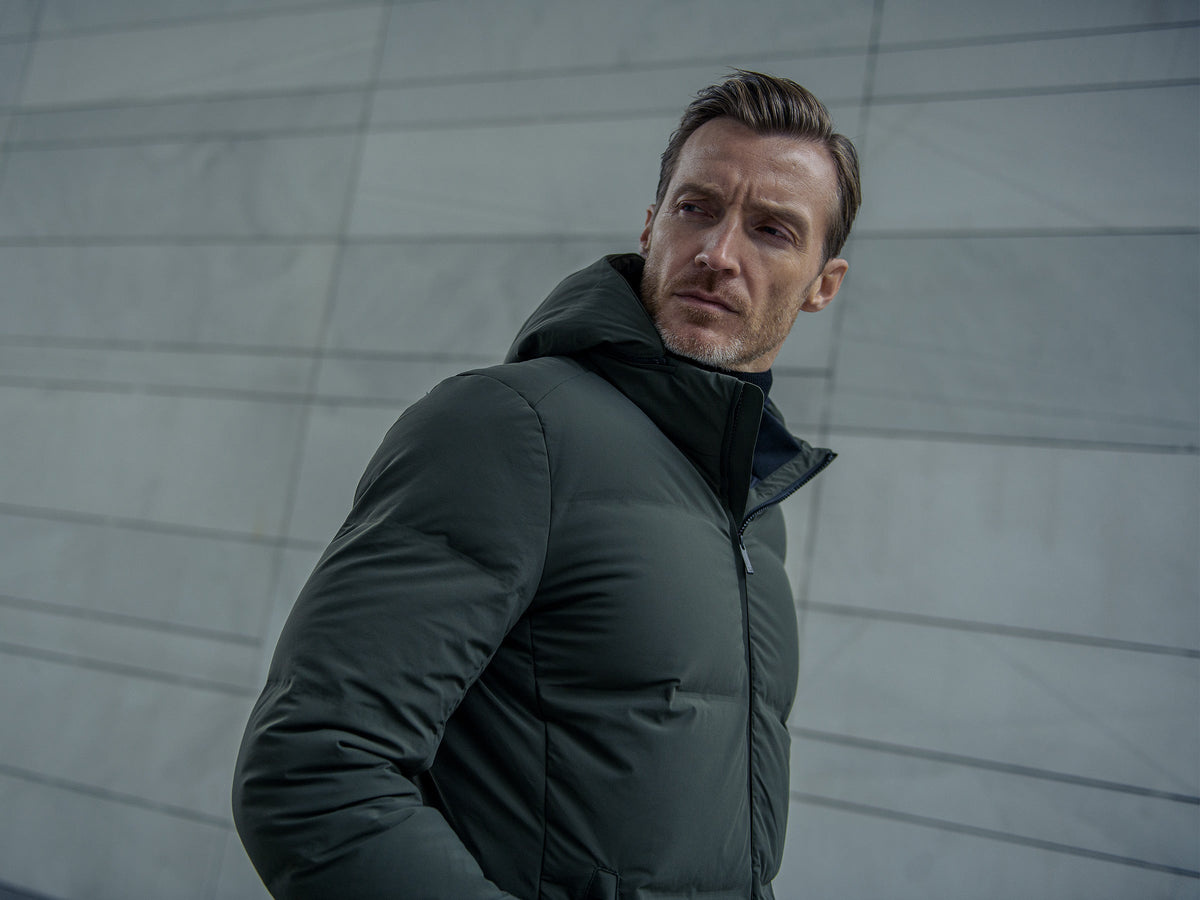 Bolt Jacket Night Olive - modellbilde