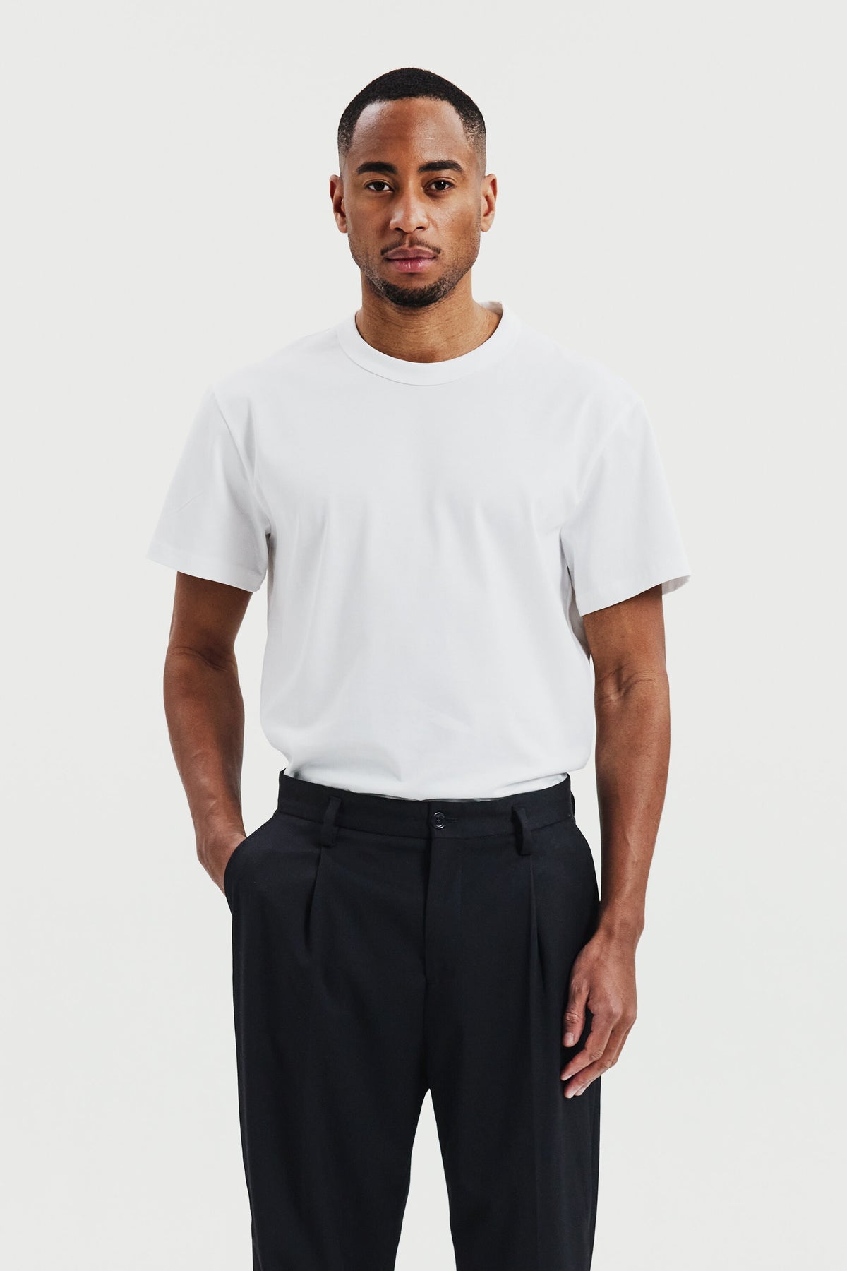 Pima Cotton Crew Neck T-Shirt White