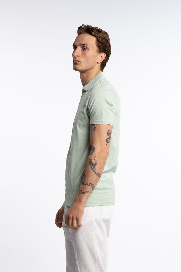 Stretch Polo Shirt Pastel Green