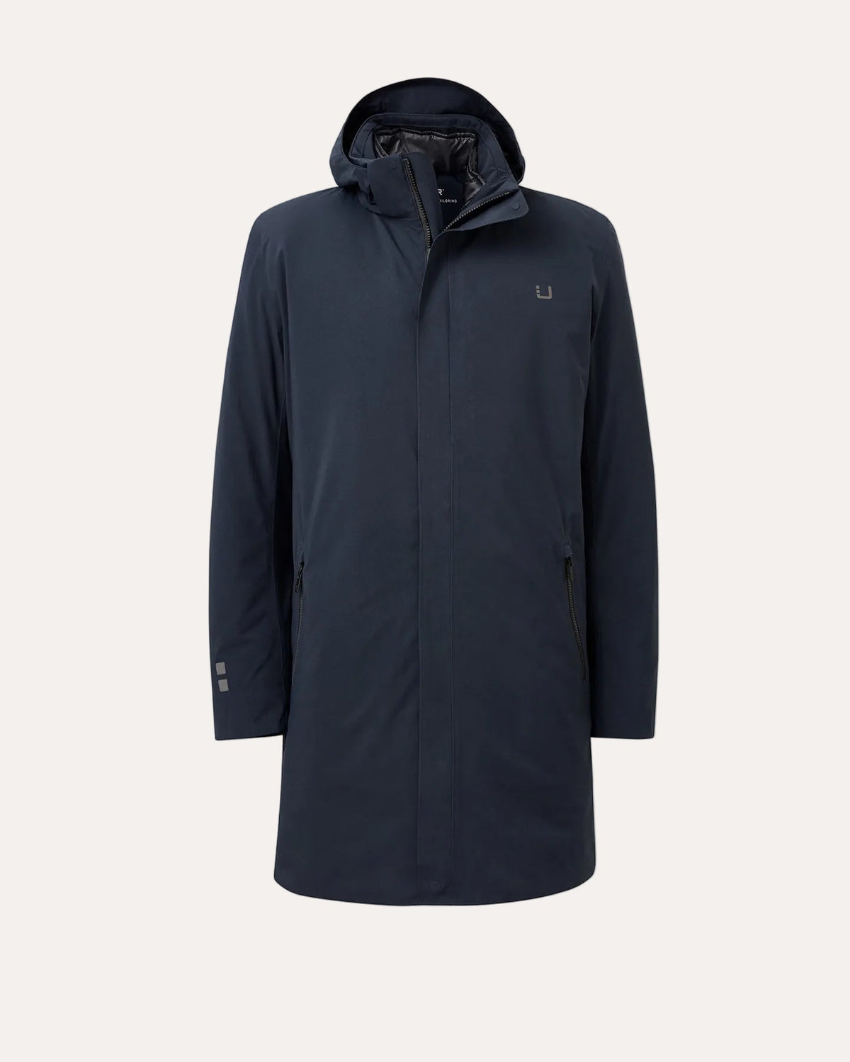 Black Storm Coat Navy