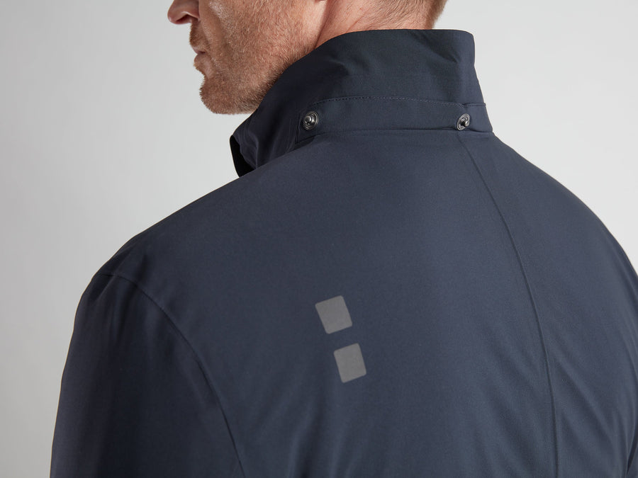 Black Storm Coat Navy