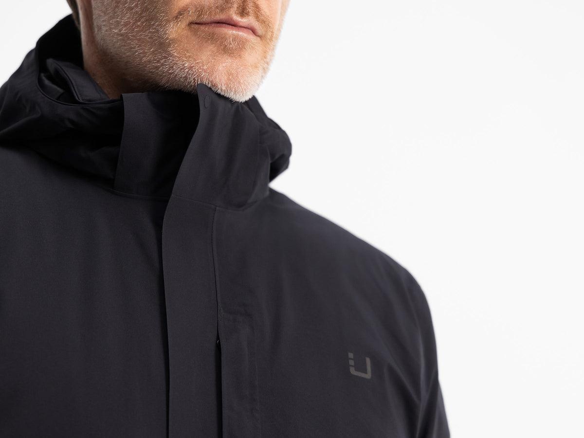 Black Storm Coat Black - modellbilde