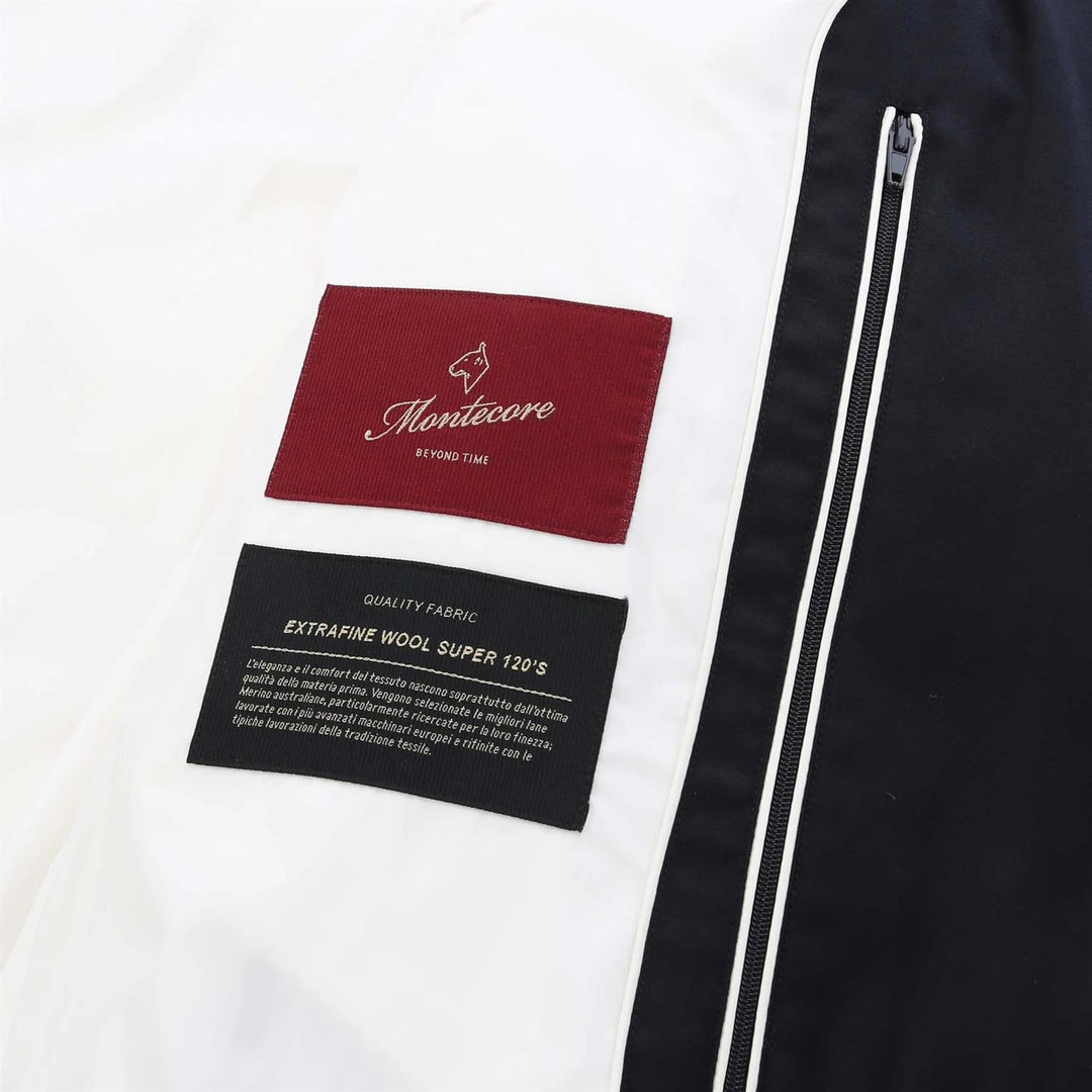 Hooded Down Jacket Navy