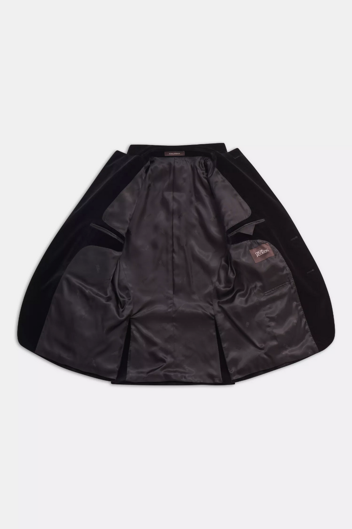 Fogerty Velour Blazer Black