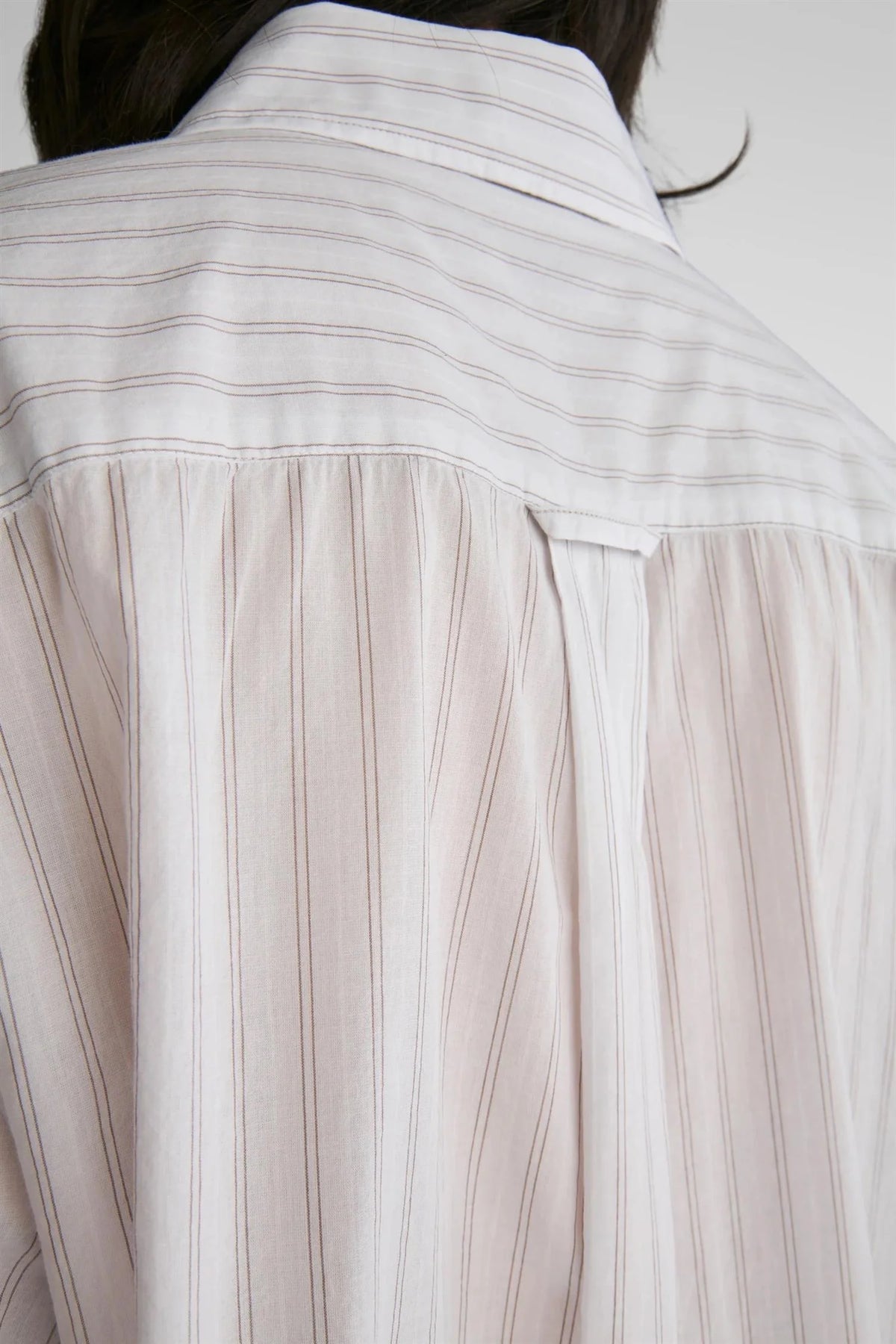 Brass Tee Voile Stripe