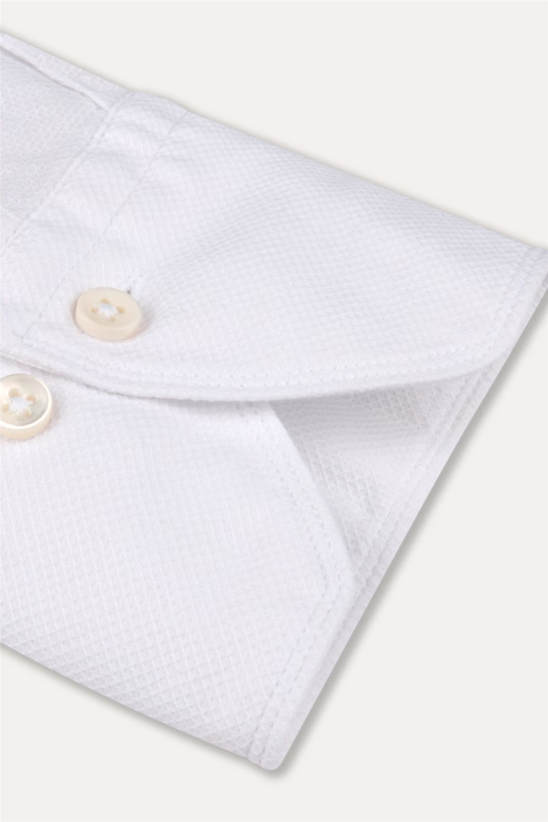 Slimline Cotton Shirt White