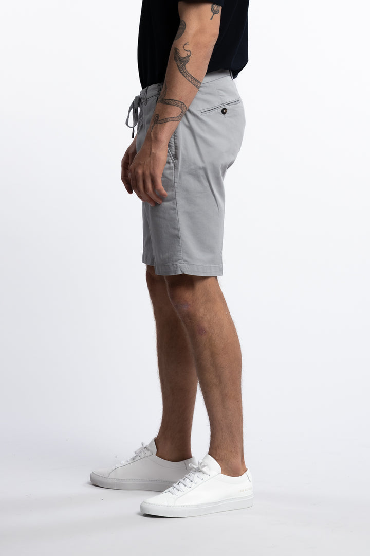 Cotton/Elastan Shorts Light Grey