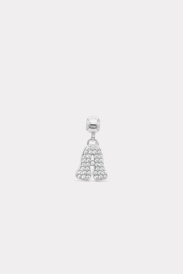 Letter Charm silver