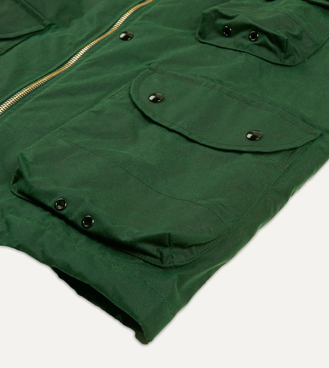 Waxed Coverall Emerald Green