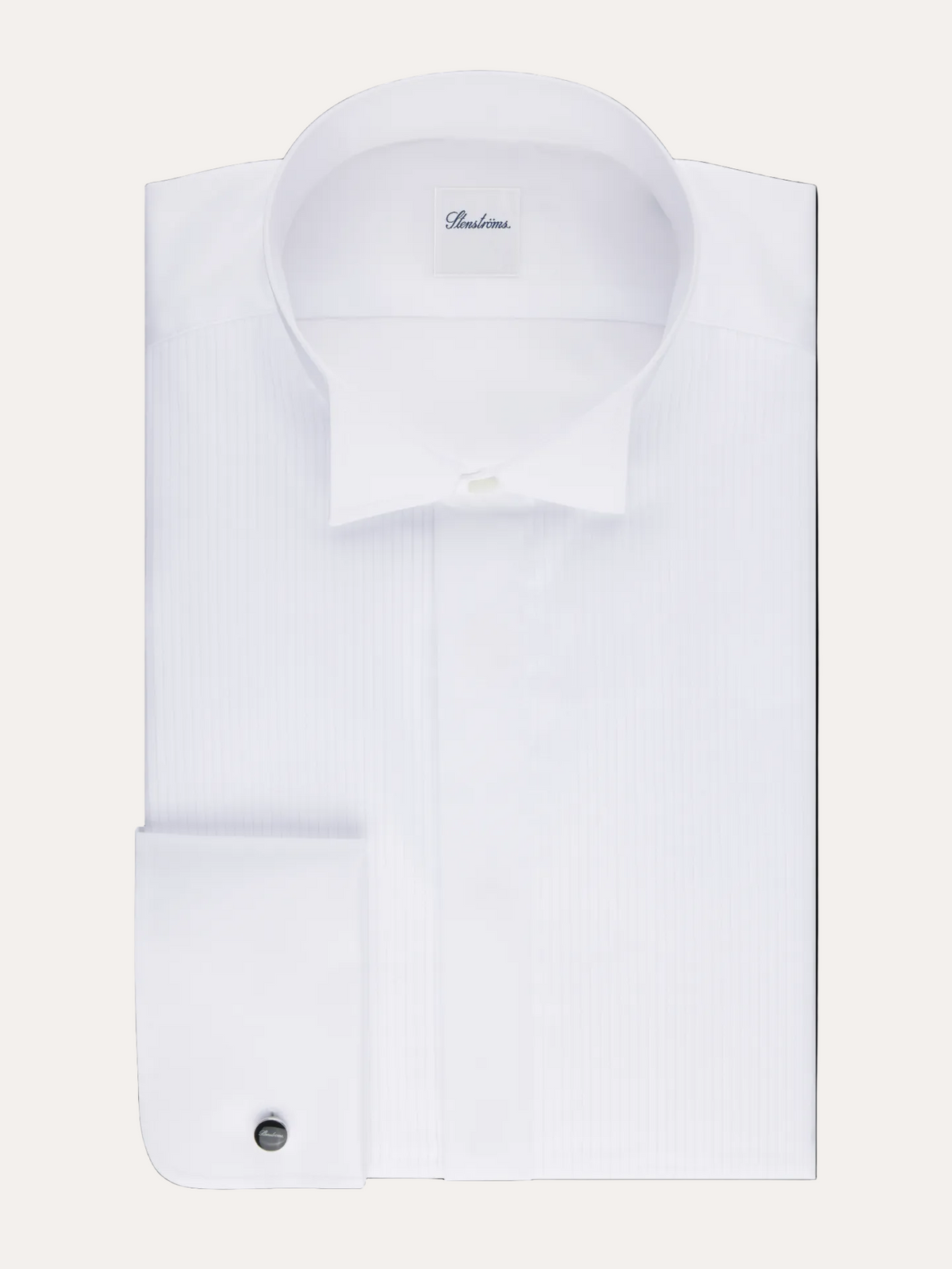 Slimline Plaza Tuxedo Smoking Shirt Wing Collar White
