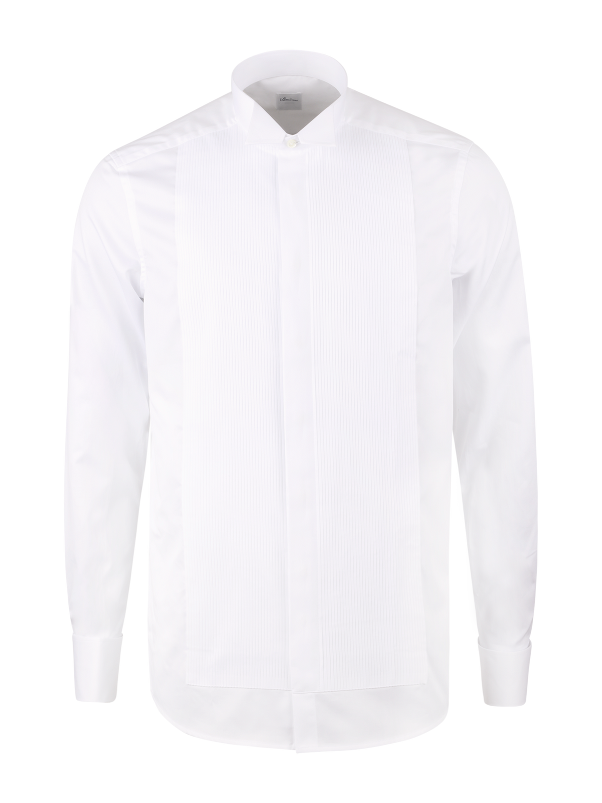 Slimline Plaza Tuxedo Smoking Shirt Wing Collar White