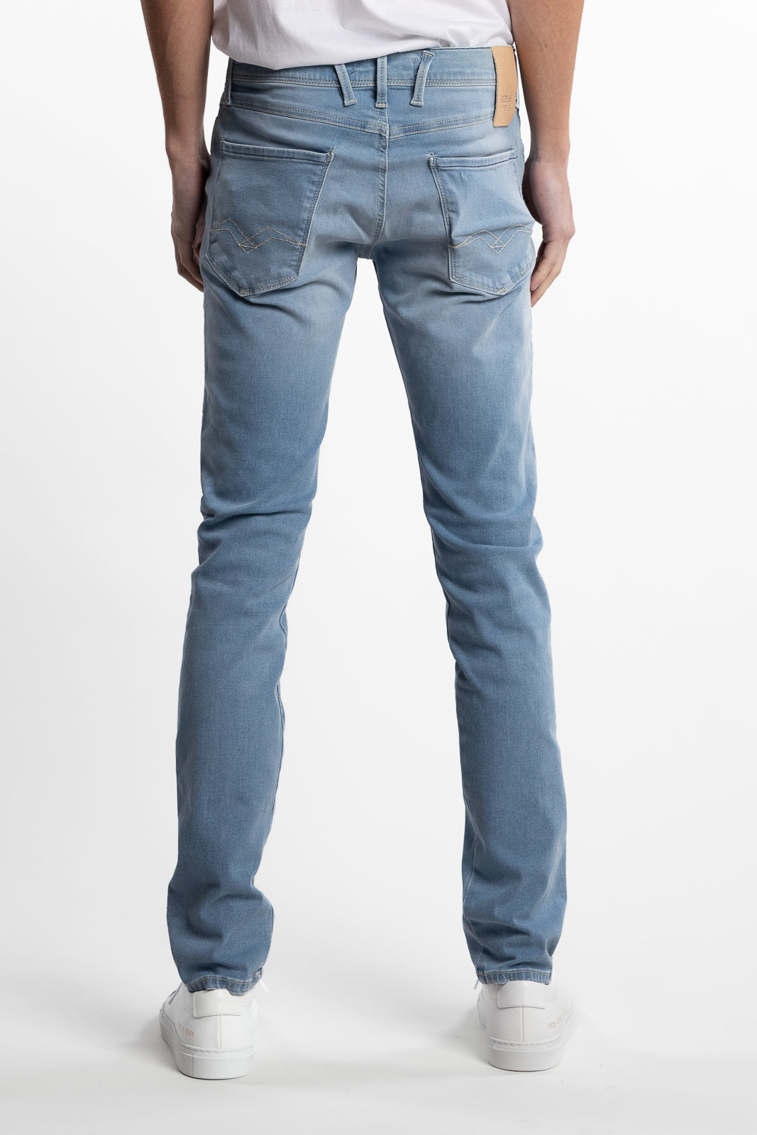 Anbass Slim Fit Hyperflex Jeans Light Blue