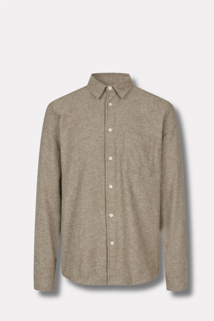Liam NF Shirt Dark Olive Mel