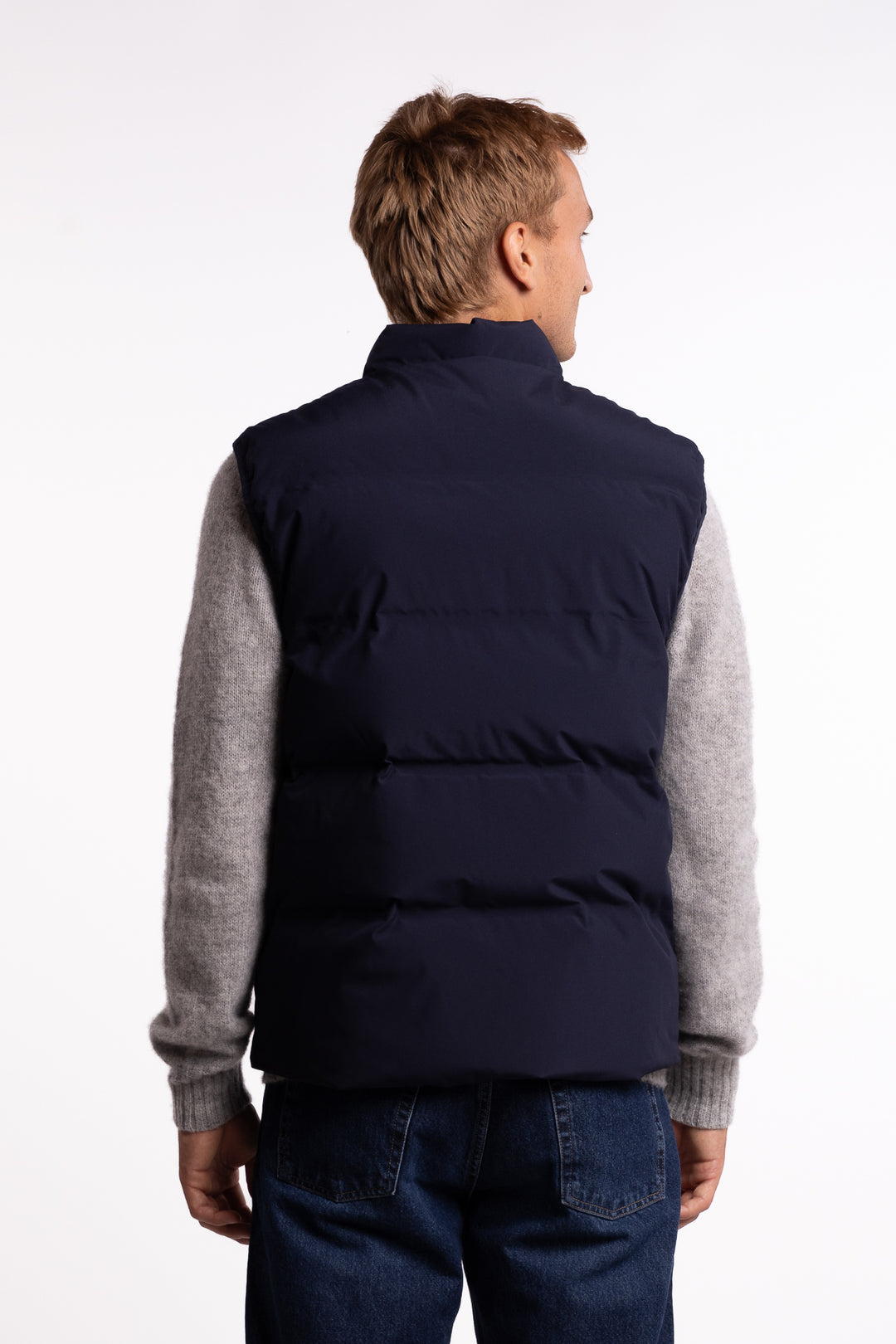 Daff Down Vest Dk. Navy