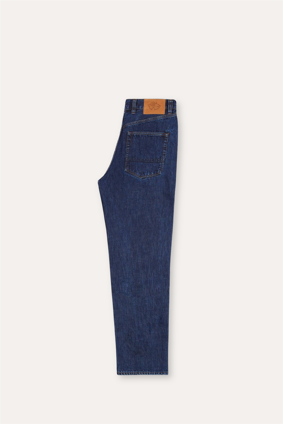 14,2 Oz 5-Pocket Mid-Waist Japanese Selvedge Denim Stone Wash