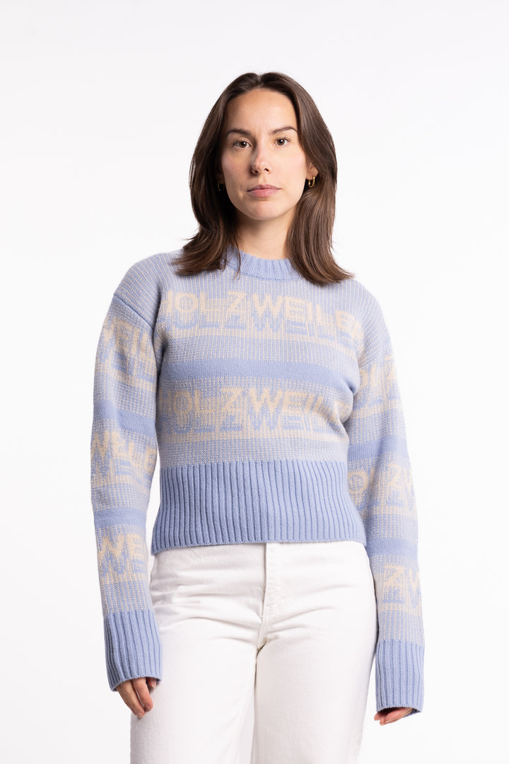 Ski Cropped Crew - Lt. Blue