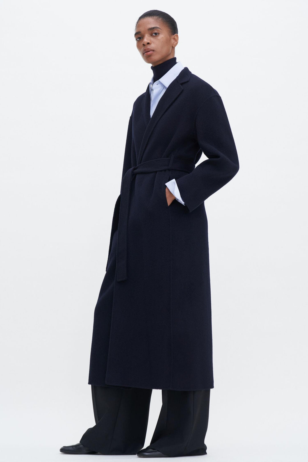 Alexa Coat- Navy