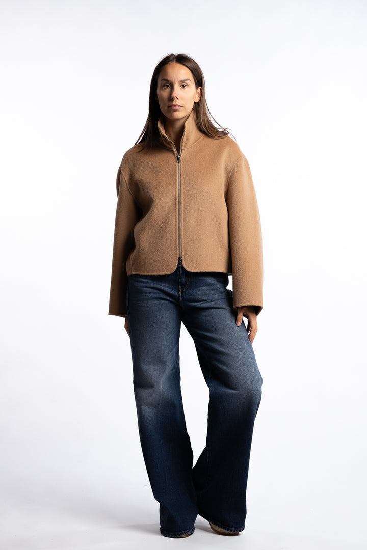 Dafina Jacket- Dark Camel