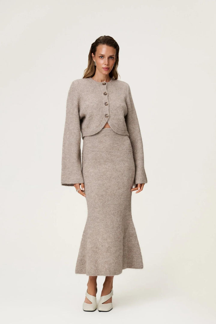 Cessole Cardigan- Greige