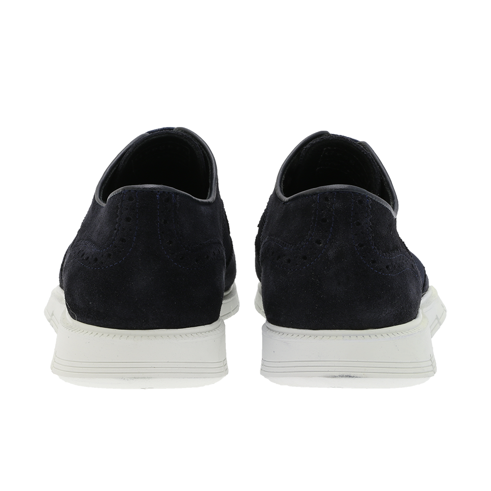 Sport C Brougue Navy Suede