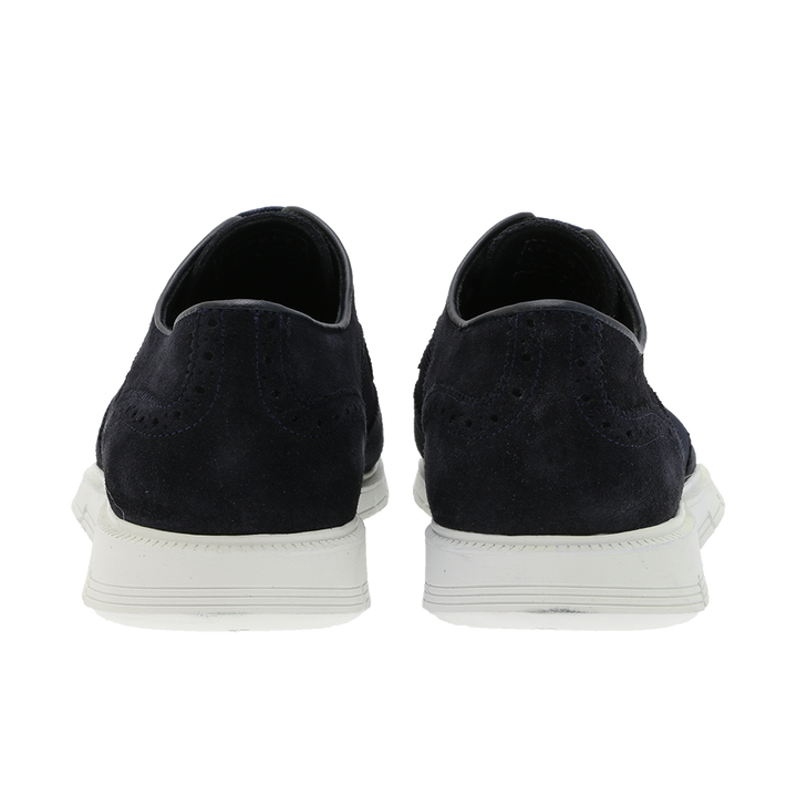Sport C Brougue Navy Suede