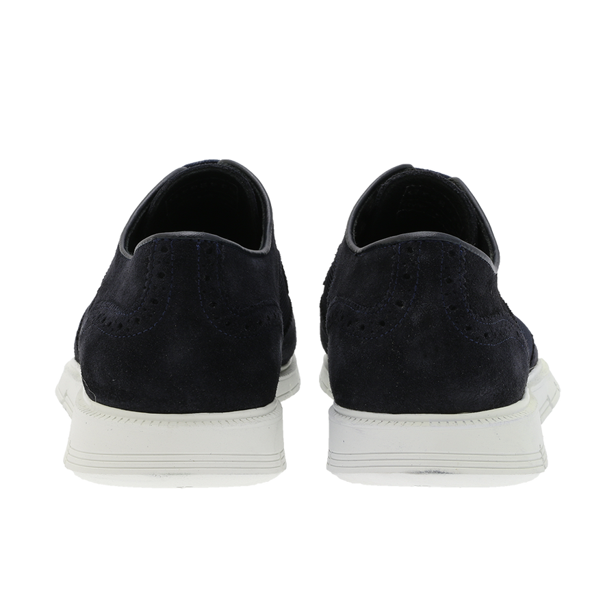Sport C Brougue Navy Suede