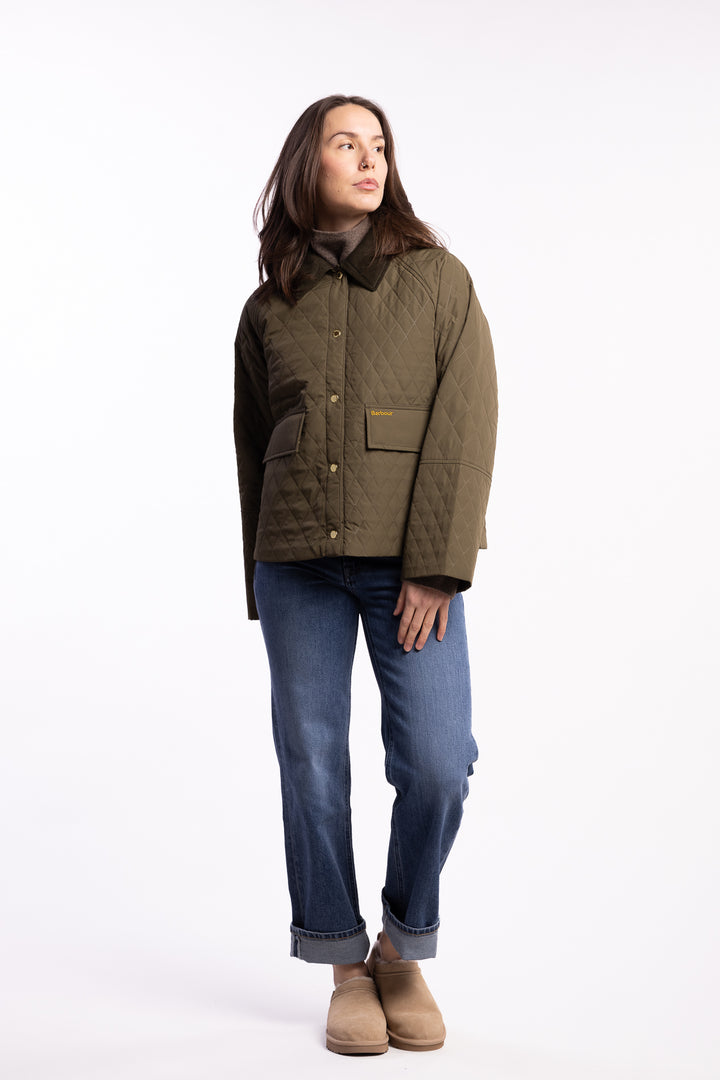 Kirby Quilt- Forest green