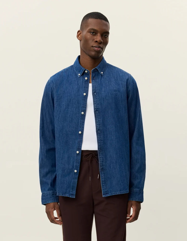 Konrad Denim Shirt Indigo Wash