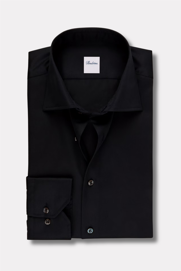 Slimline Twill Shirt Black
