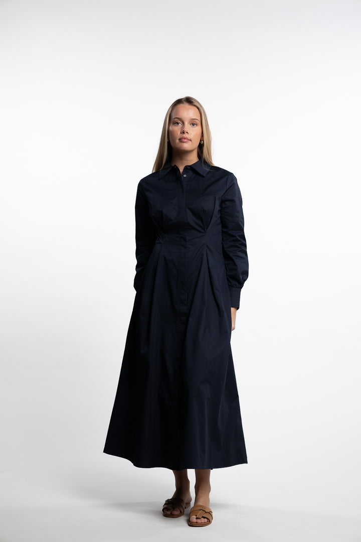 Leandra Dress- Navy