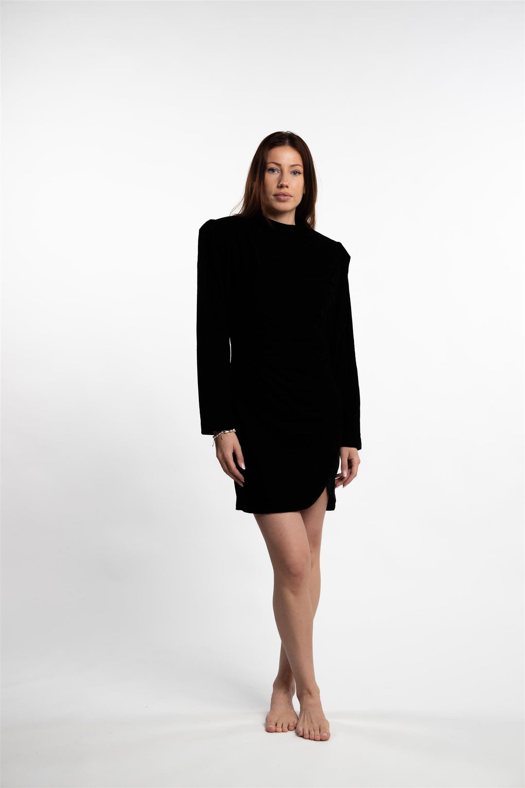 Jet Dress Velvet- Black