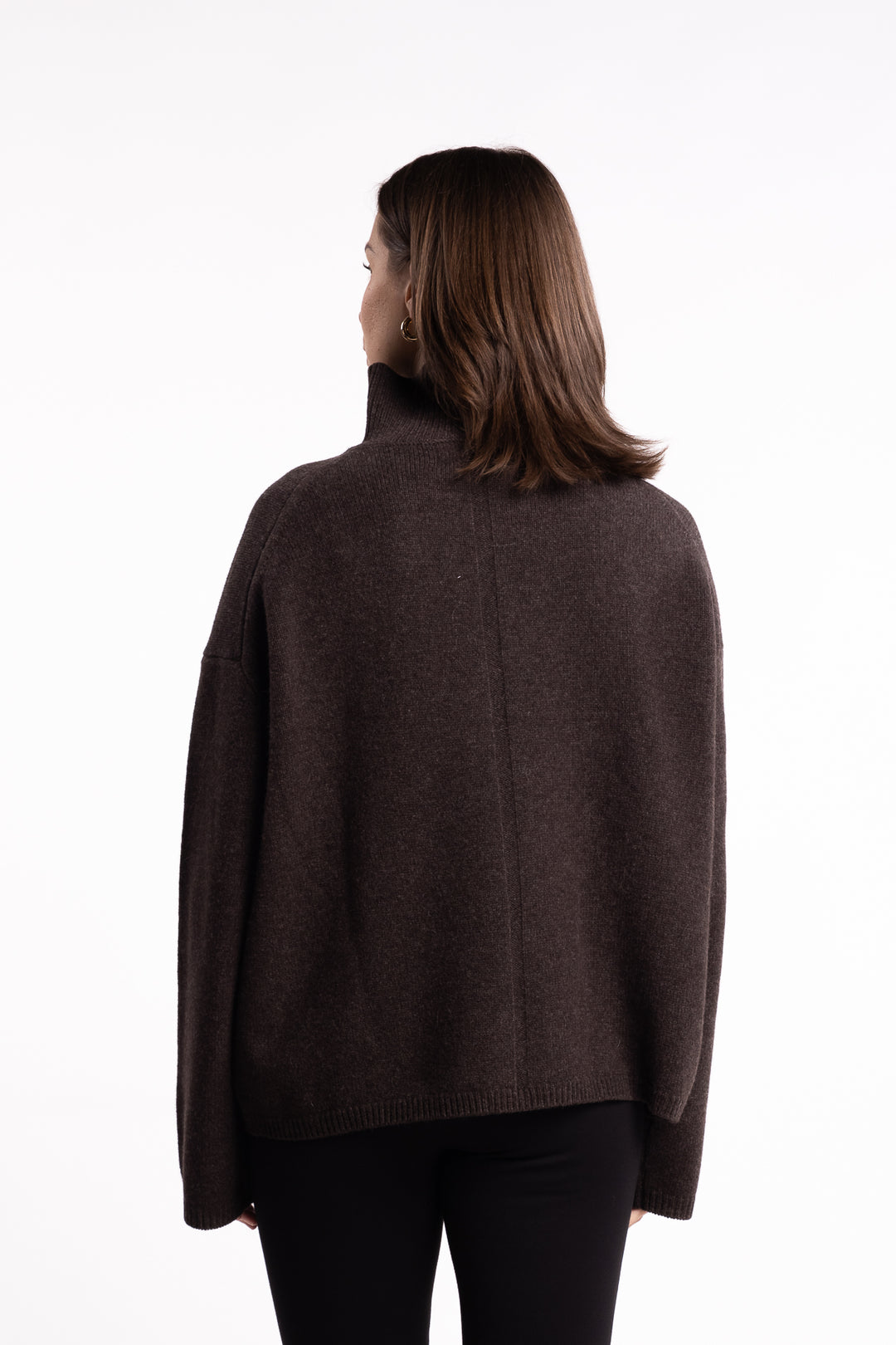 Chunky Turtleneck- Coffee