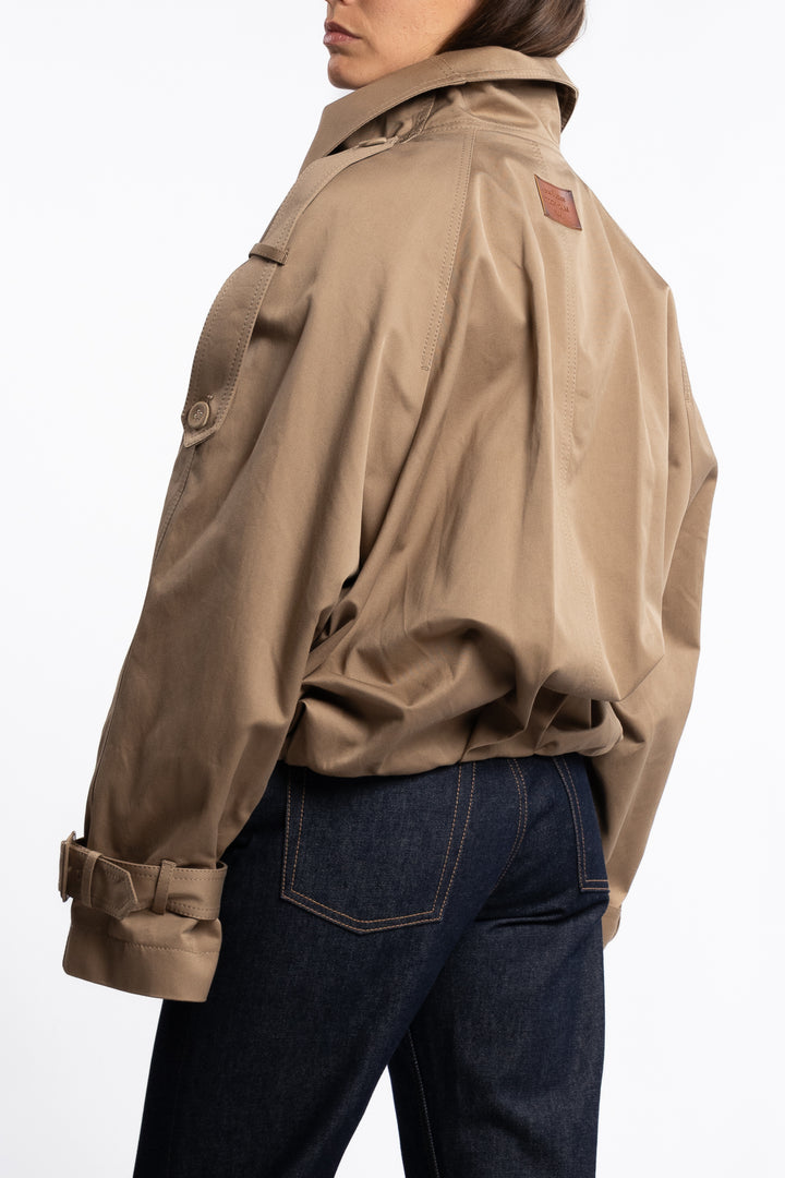 Twill Jacket- Mud Beige