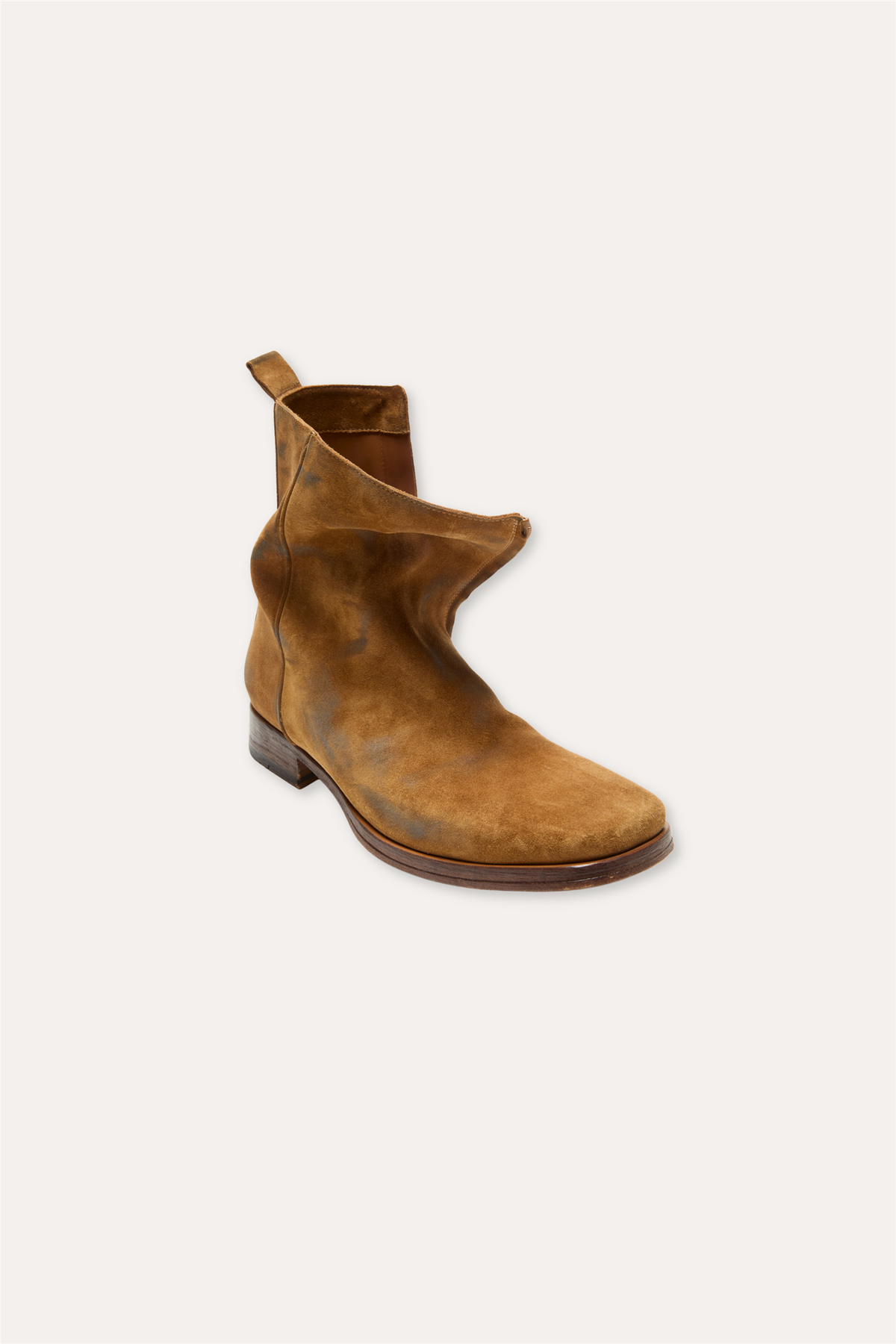 Suede Ankle Boots Sand Beige