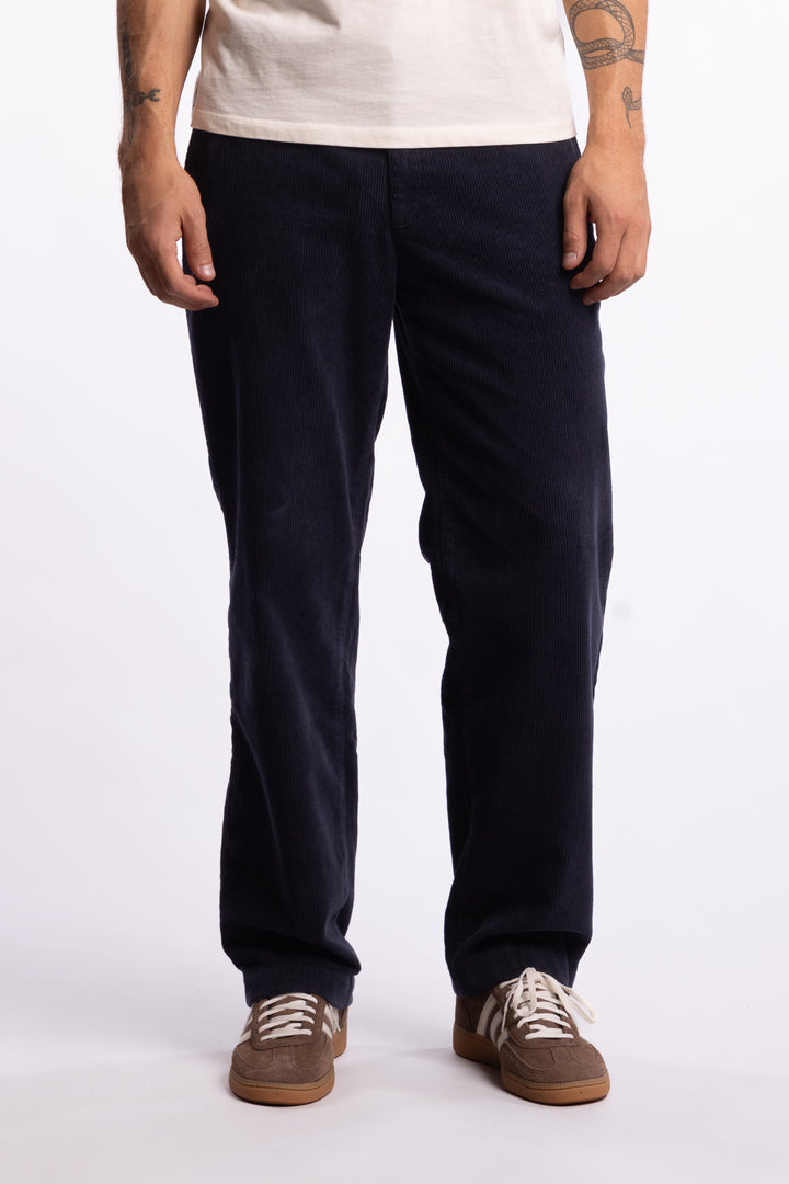 LucasPL Corduroy Trousers Navy