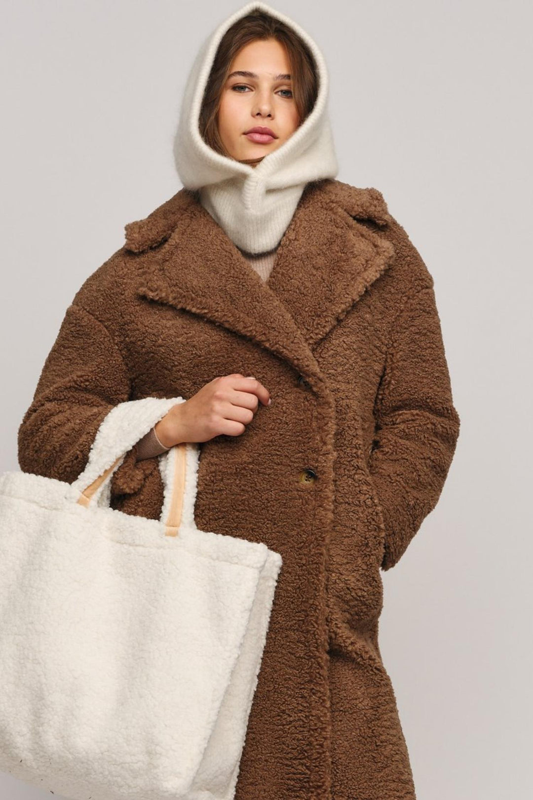 Kajsa Chunky Balaclava- Bright White