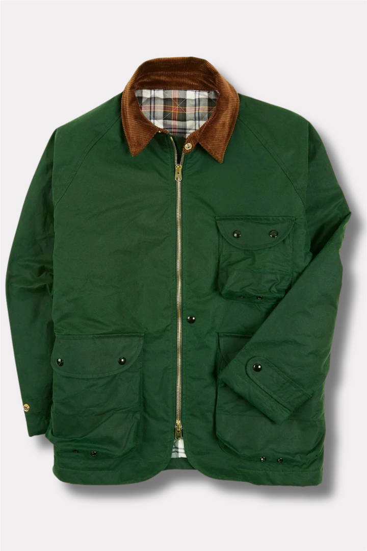 Waxed Coverall Emerald Green