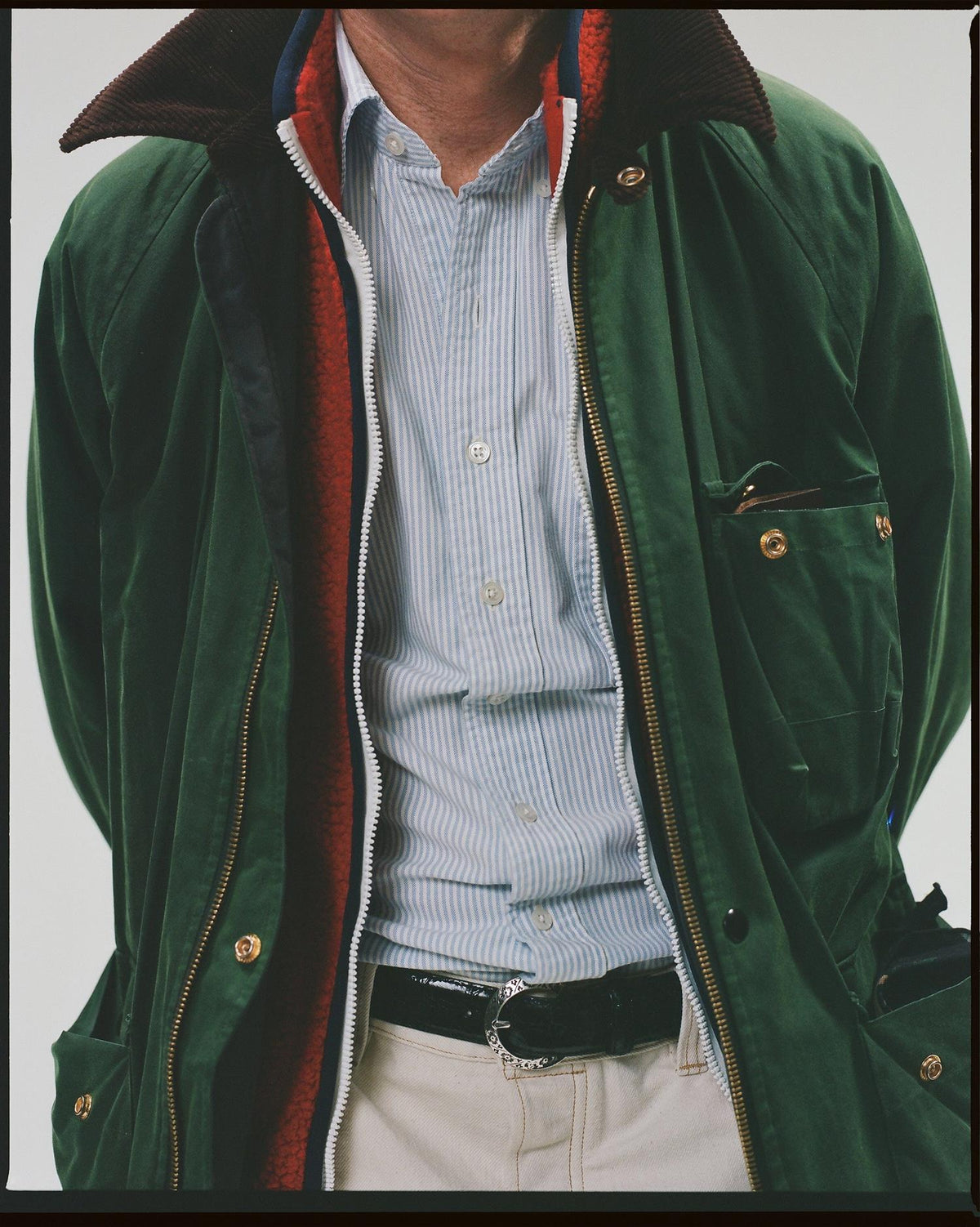 Waxed Coverall Emerald Green